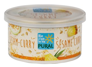 Pural Pate végétal curry sésame bio 125g - 4279